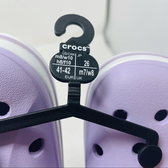 Crocs Bayaband Lavender Light Purple Clogs 205089 - Picture 13 of 16